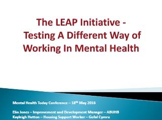 Joint working - the LEAP programme